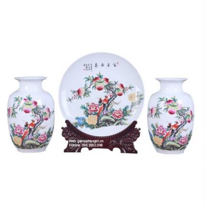 BỘ BÌNH ĐĨA CẢNH PHÚ QUÝ TRƯỜNG THỌ